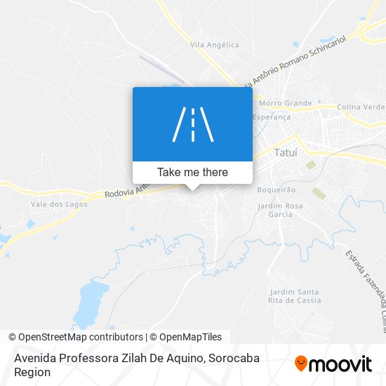 Avenida Professora Zilah De Aquino map