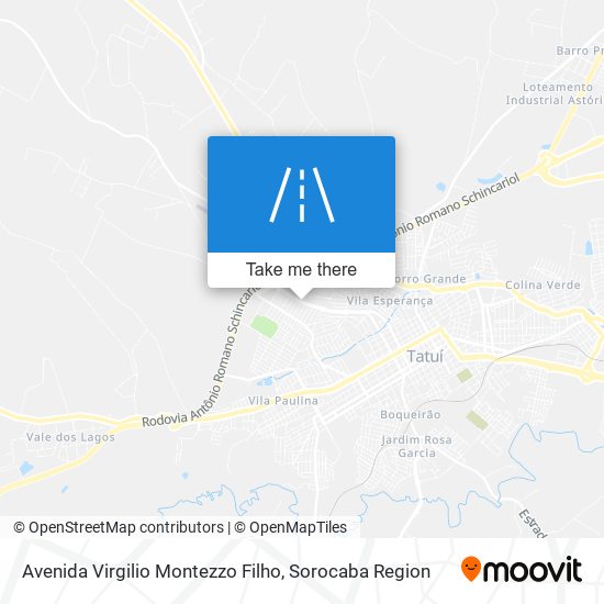 Avenida Virgilio Montezzo Filho map