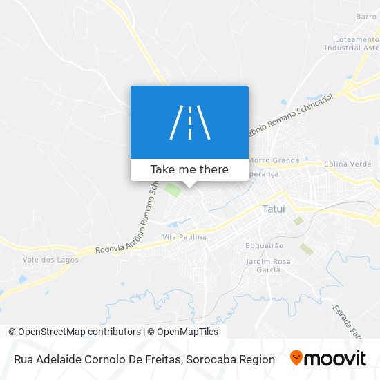 Mapa Rua Adelaide Cornolo De Freitas