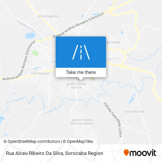 Mapa Rua Alceu Ribeiro Da Silva