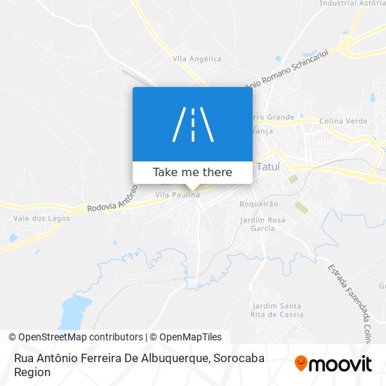 Rua Antônio Ferreira De Albuquerque map