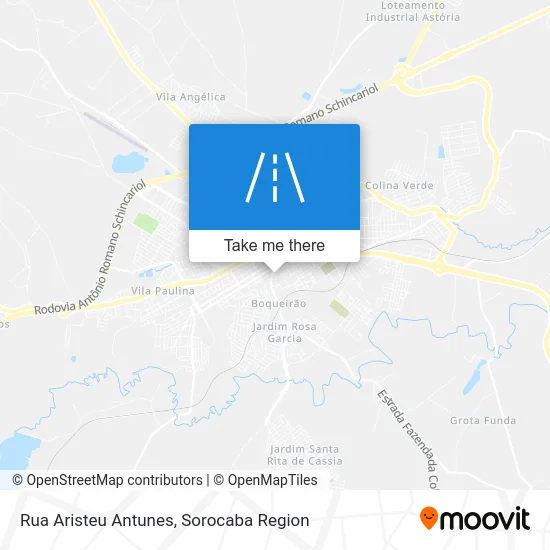 Rua Aristeu Antunes map
