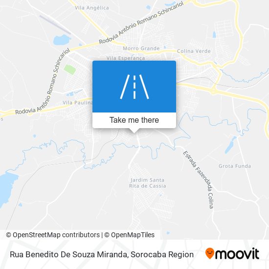 Rua Benedito De Souza Miranda map