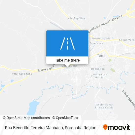 Rua Benedito Ferreira Machado map