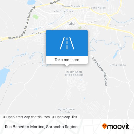 Rua Benedito Martins map