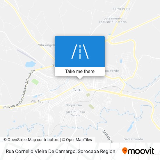 Mapa Rua Cornelio Vieira De Camargo