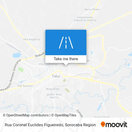 Rua Coronel Euclides Figueiredo map