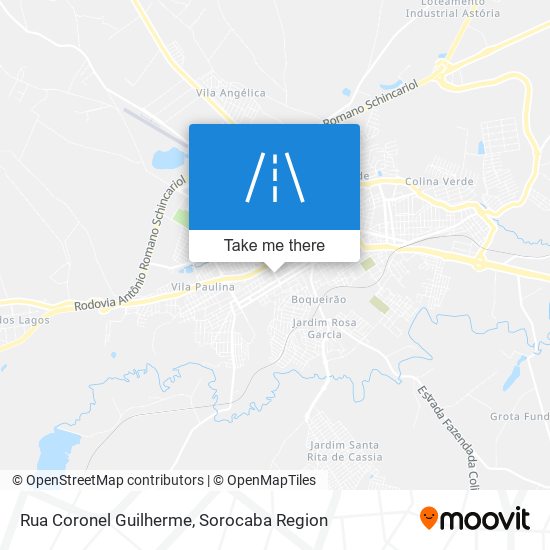 Rua Coronel Guilherme map