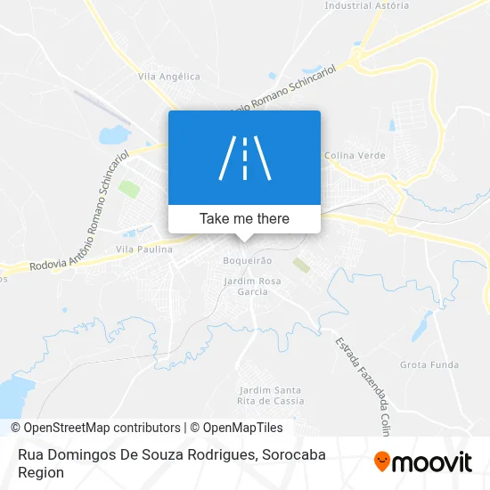 Rua Domingos De Souza Rodrigues map