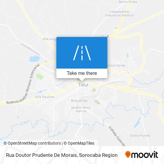 Mapa Rua Doutor Prudente De Morais