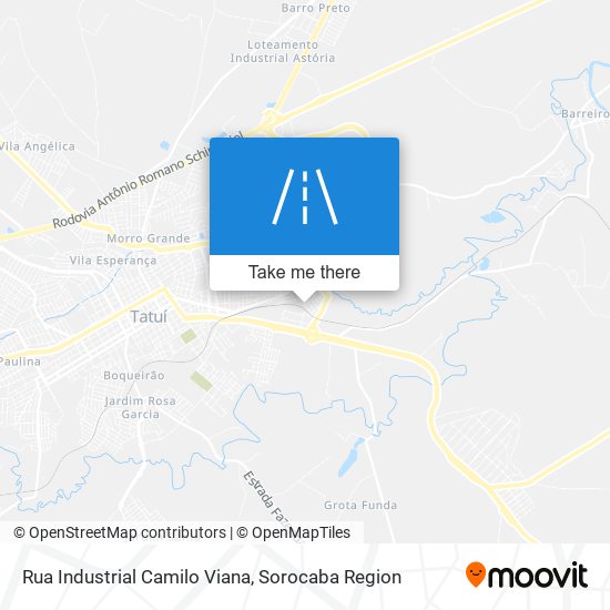 Rua Industrial Camilo Viana map