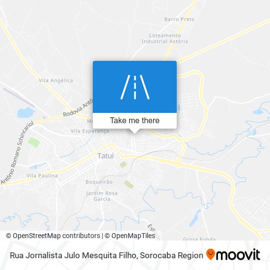 Mapa Rua Jornalista Julo Mesquita Filho