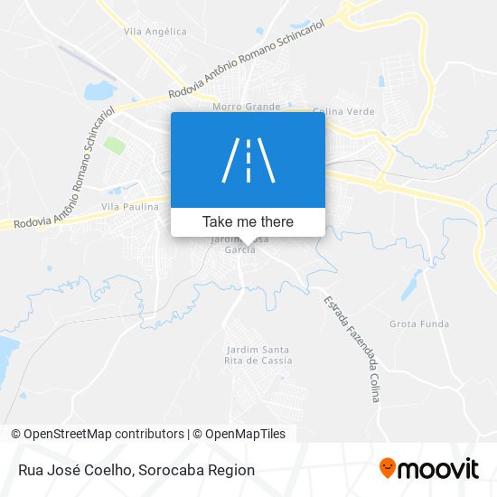 Rua José Coelho map