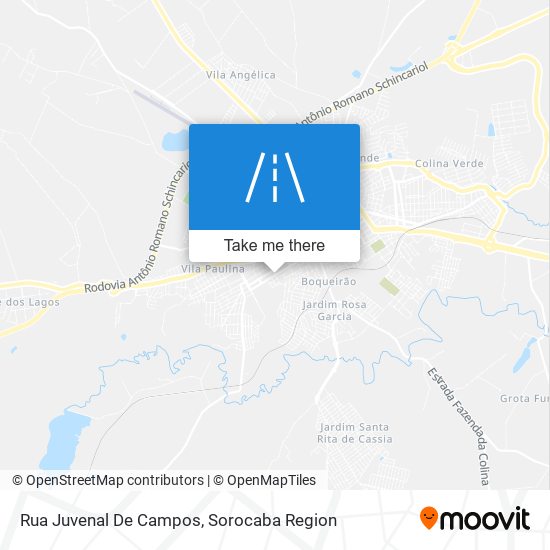 Mapa Rua Juvenal De Campos