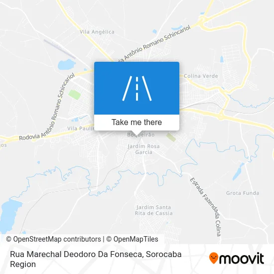Rua Marechal Deodoro Da Fonseca map