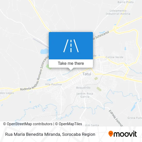 Rua Maria Benedita Miranda map
