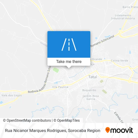 Rua Nicanor Marques Rodrigues map