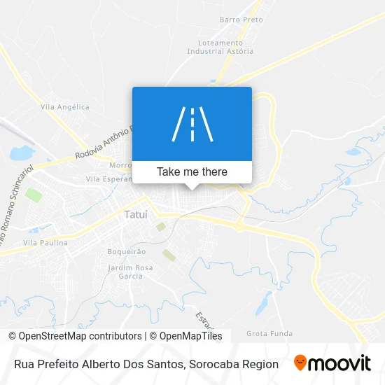 Rua Prefeito Alberto Dos Santos map