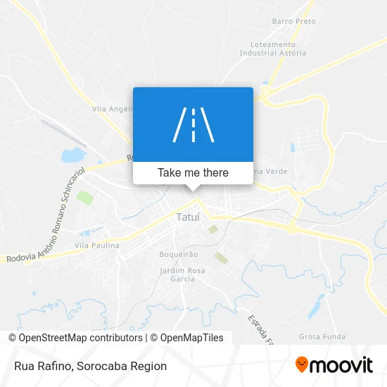 Rua Rafino map