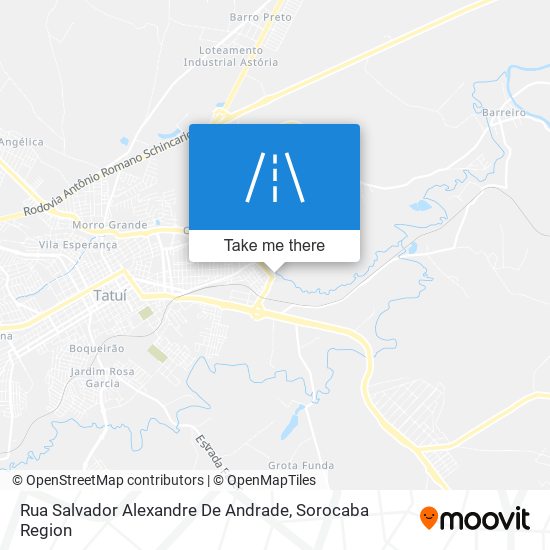 Mapa Rua Salvador Alexandre De Andrade