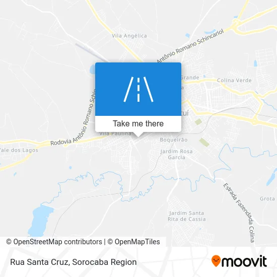 Rua Santa Cruz map