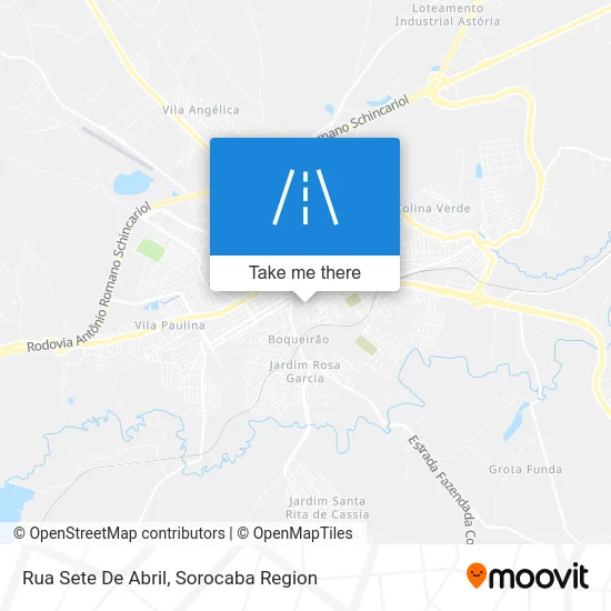 Rua Sete De Abril map