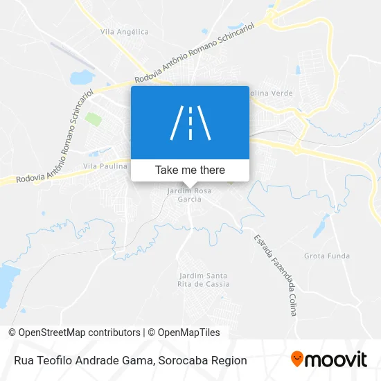 Rua Teofilo Andrade Gama map