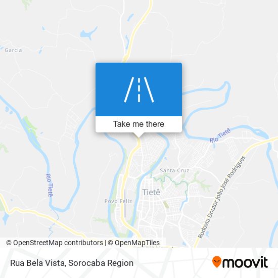 Rua Bela Vista map