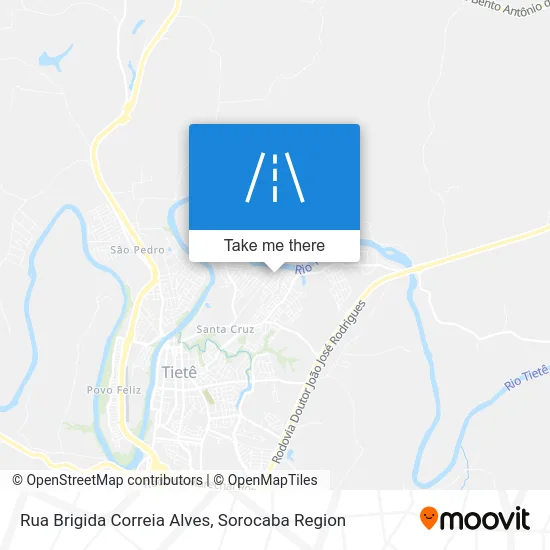 Rua Brigida Correia Alves map