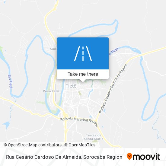 Rua Cesário Cardoso De Almeida map