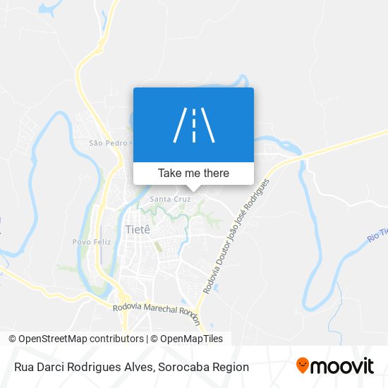 Rua Darci Rodrigues Alves map