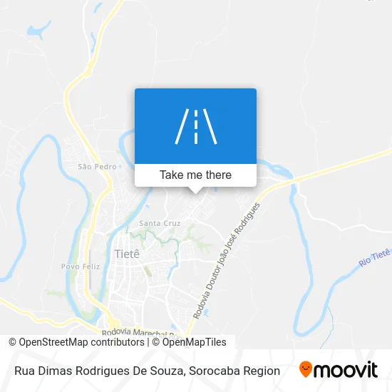 Rua Dimas Rodrigues De Souza map