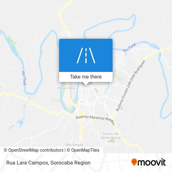 Rua Lara Campos map