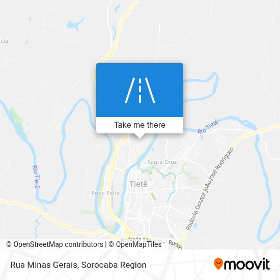 Rua Minas Gerais map