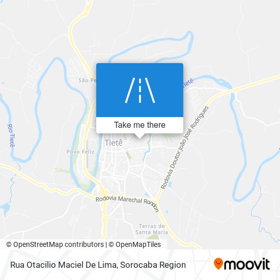 Mapa Rua Otacilio Maciel De Lima