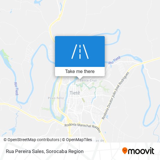 Mapa Rua Pereira Sales