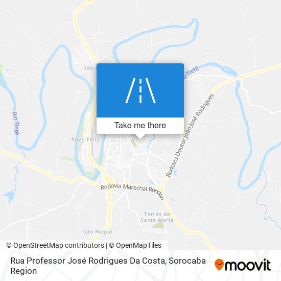 Mapa Rua Professor José Rodrigues Da Costa