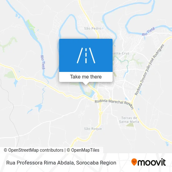 Rua Professora Rima Abdala map