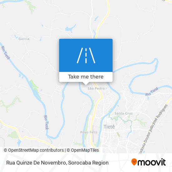 Mapa Rua Quinze De Novembro