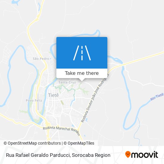 Mapa Rua Rafael Geraldo Parducci