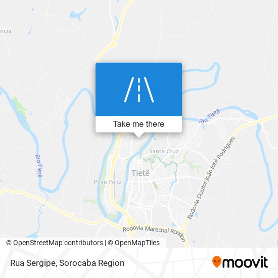 Mapa Rua Sergipe