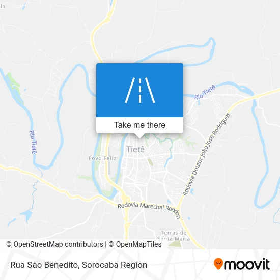 Rua São Benedito map