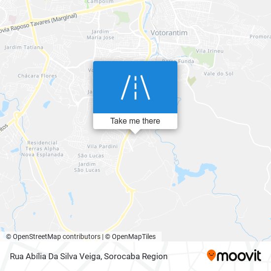 Rua Abília Da Silva Veiga map