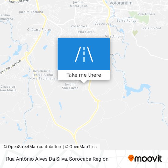 Rua Antônio Alves Da Silva map