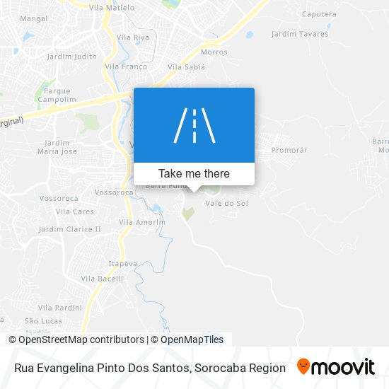 Rua Evangelina Pinto Dos Santos map