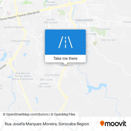 Rua Josefa Marques Moreira map