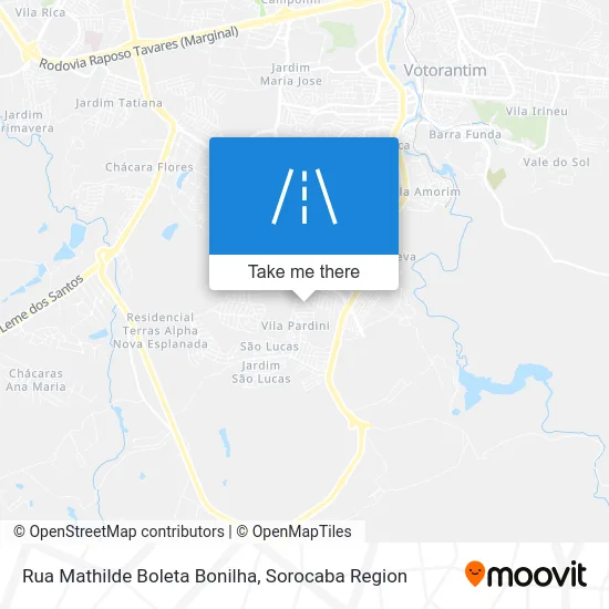 Rua Mathilde Boleta Bonilha map