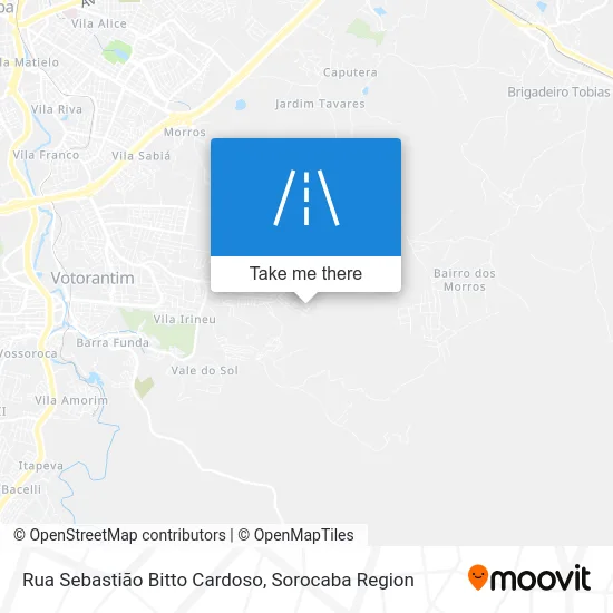 Rua Sebastião Bitto Cardoso map