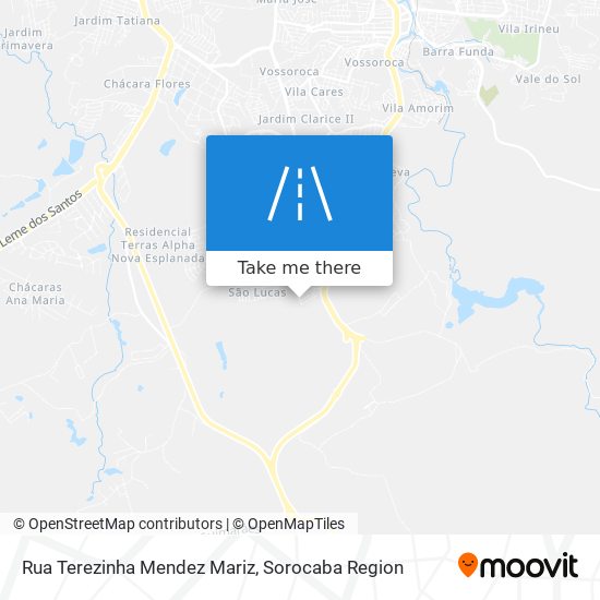 Rua Terezinha Mendez Mariz map