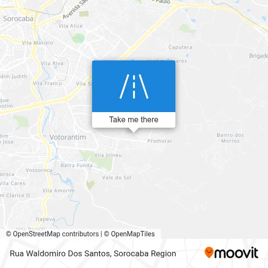 Rua Waldomiro Dos Santos map